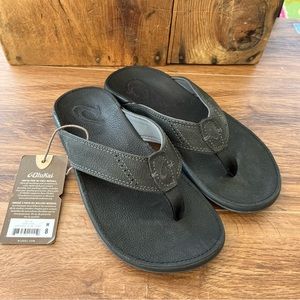 Olukai onyx mens sandals